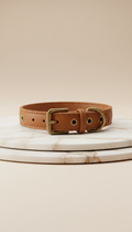 Mink Leather Dog Collar